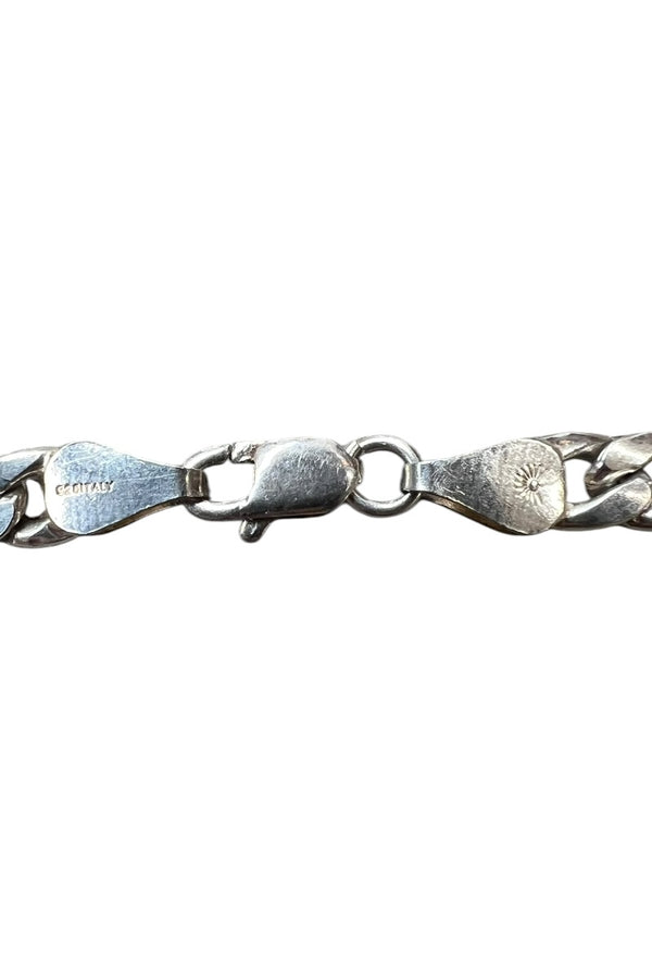 MADE IN ITALY 925 SILVER BRACELET / SILVER [SIZE: ONE SIZE USED]
