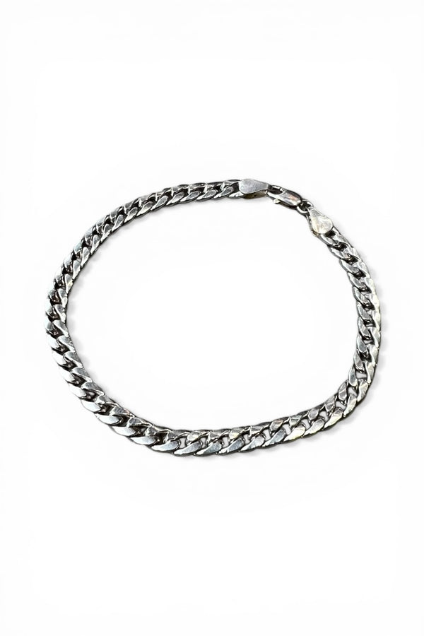 MADE IN ITALY 925 SILVER BRACELET / SILVER [SIZE: ONE SIZE USED]