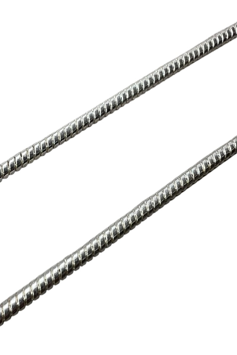 925 SILVER SNAKE CHAIN NECKLACE / SILVER [SIZE: ONE SIZE]
