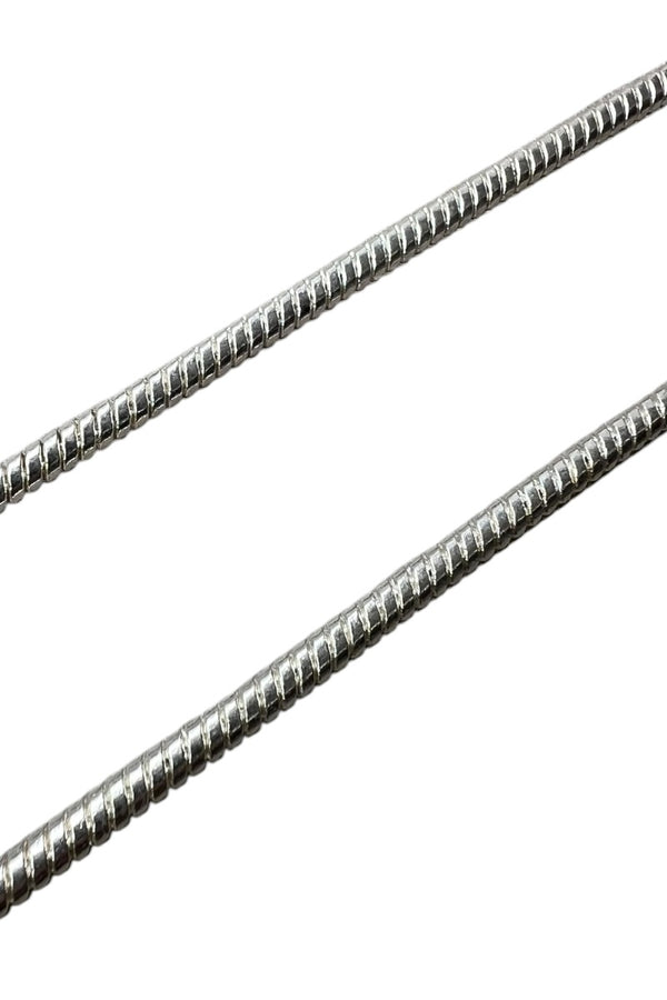 925 SILVER SNAKE CHAIN NECKLACE / SILVER [SIZE: ONE SIZE]