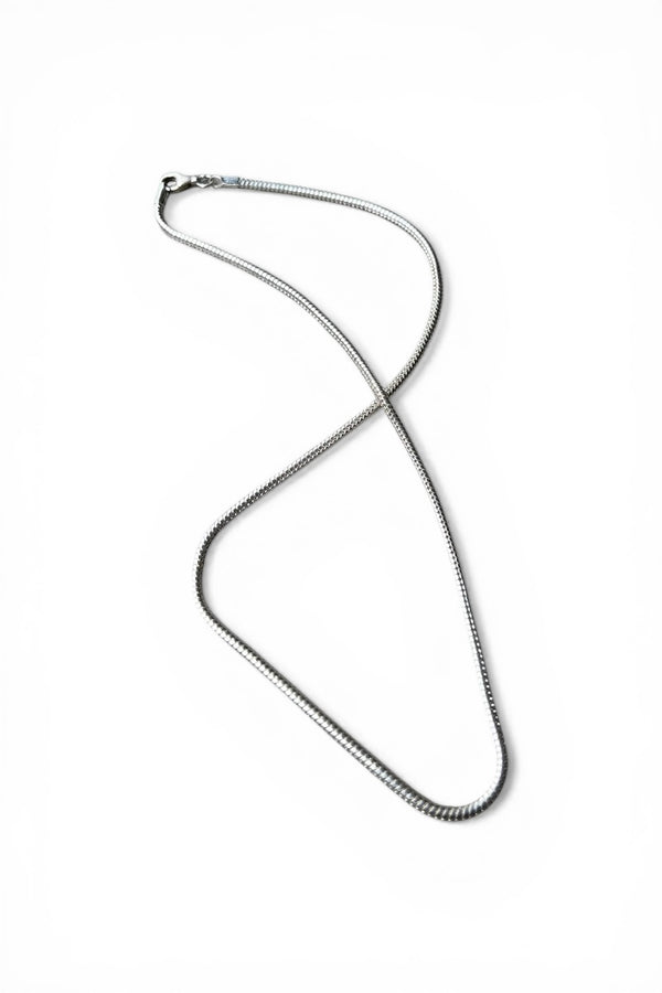 925 SILVER SNAKE CHAIN NECKLACE / SILVER [SIZE: ONE SIZE]