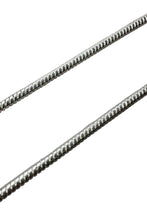 画像をギャラリービューアに読み込む, 925 SILVER SNAKE CHAIN NECKLACE / SILVER [SIZE: ONE SIZE USED]
