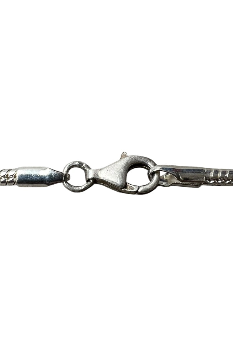 925 SILVER SNAKE CHAIN NECKLACE / SILVER [SIZE: ONE SIZE]