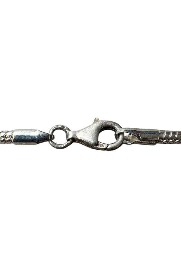 925 SILVER SNAKE CHAIN NECKLACE / SILVER [SIZE: ONE SIZE]