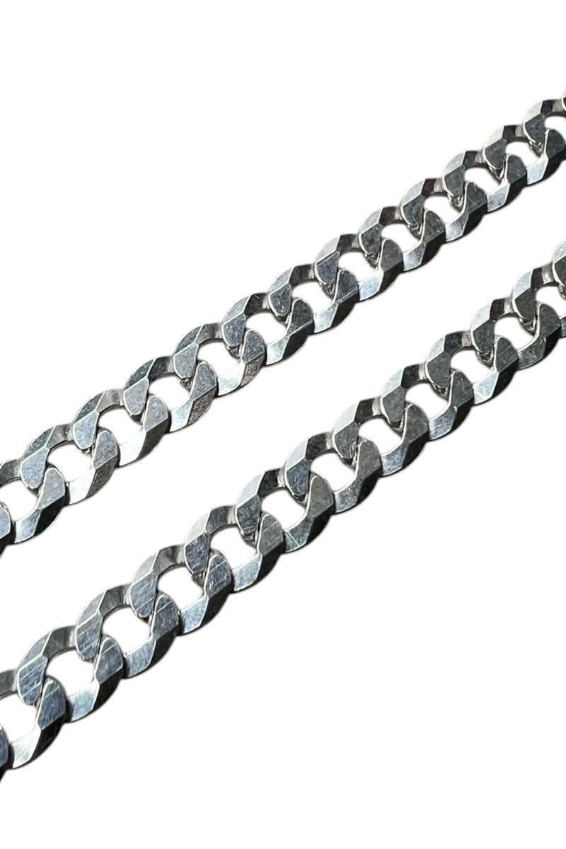 MADE IN ITALY 925 SILVER CHAIN NECKLACE / SILVER [SIZE: ONE SIZE USED]