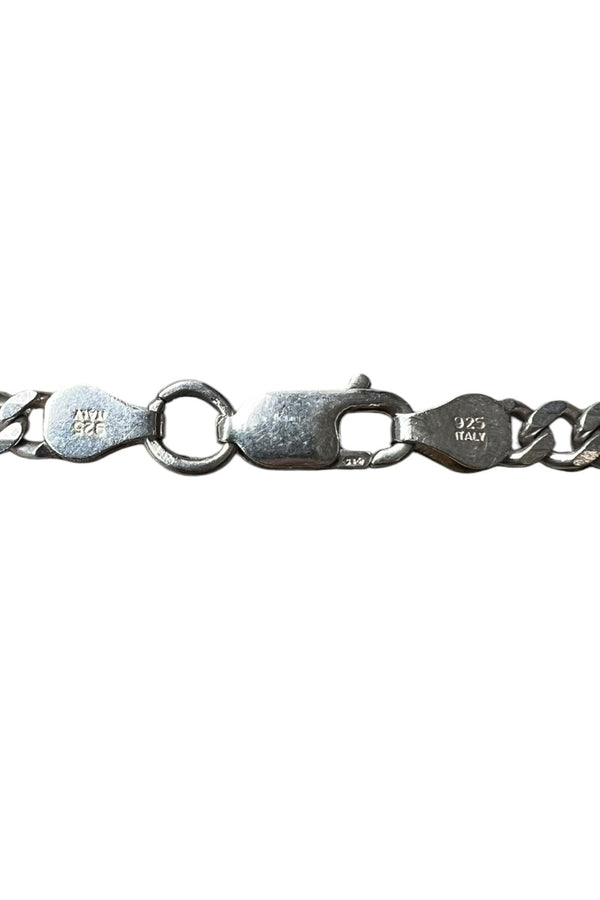MADE IN ITALY 925 SILVER CHAIN NECKLACE / SILVER [SIZE: ONE SIZE USED]