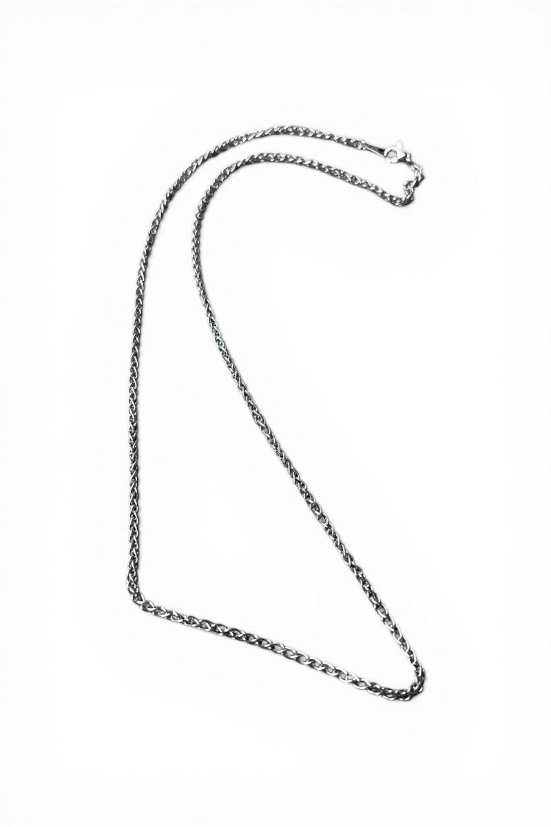 MADE IN ITALY 925 SILVER NECKLACE / SILVER [SIZE: ONE SIZE USED]