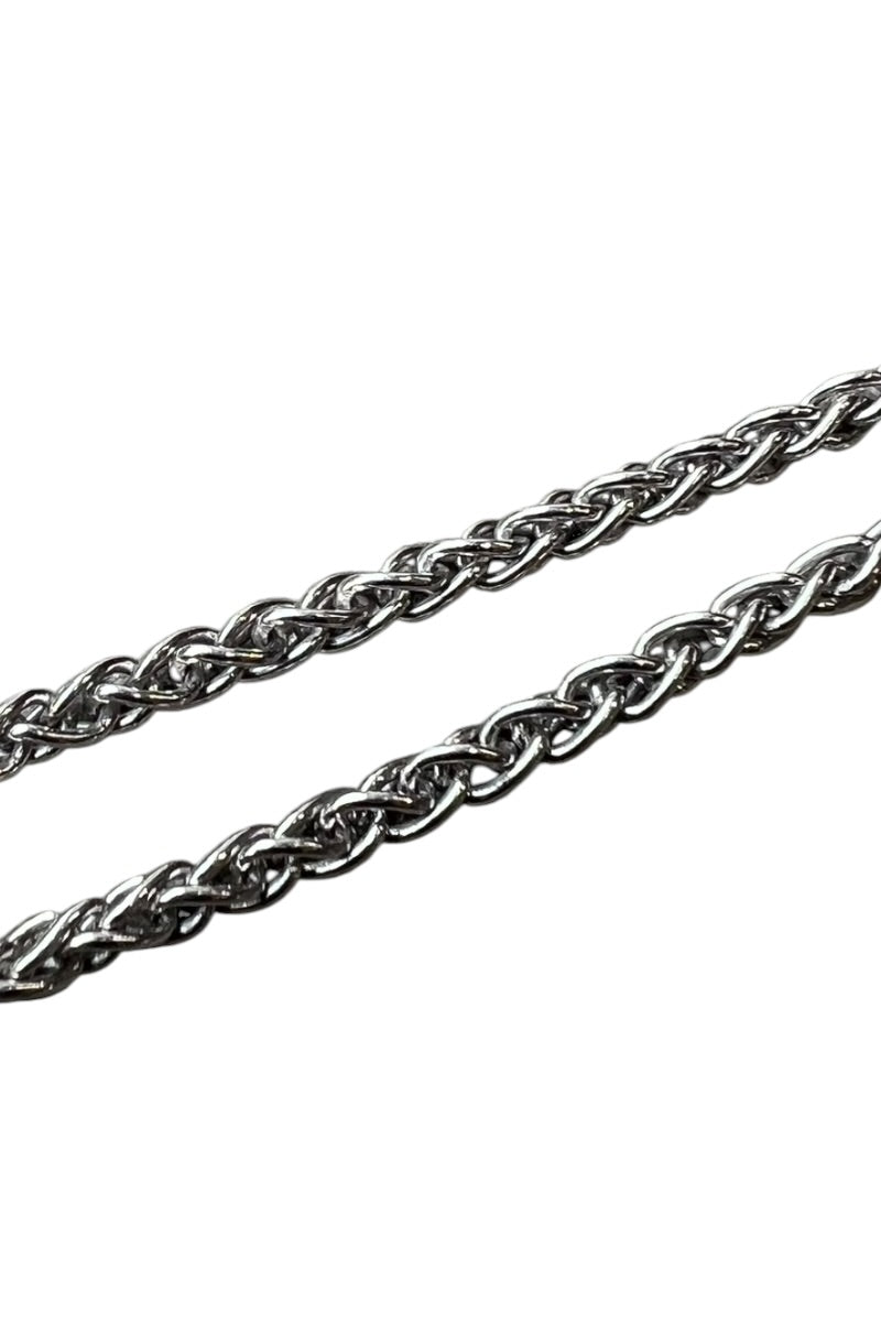MADE IN ITALY 925 SILVER NECKLACE / SILVER [SIZE: ONE SIZE USED]