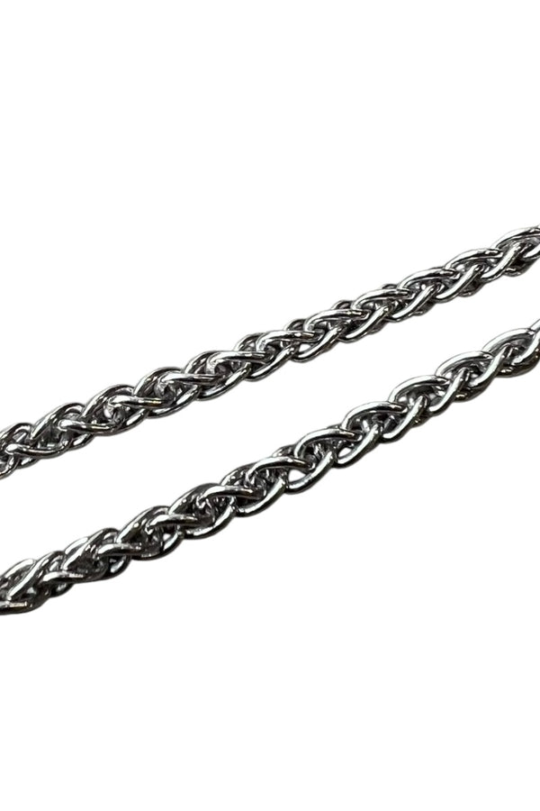 MADE IN ITALY 925 SILVER NECKLACE / SILVER [SIZE: ONE SIZE USED]