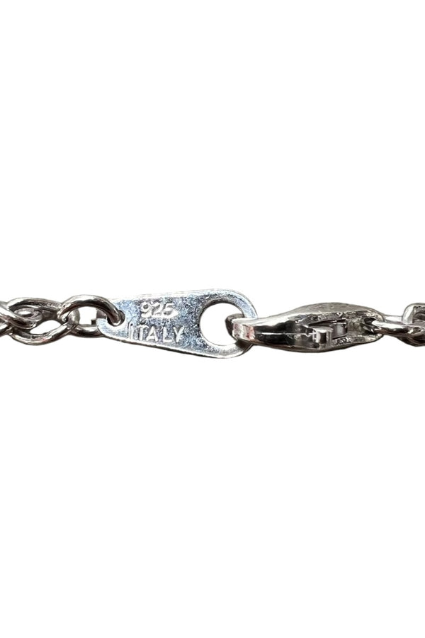 MADE IN ITALY 925 SILVER NECKLACE / SILVER [SIZE: ONE SIZE USED]
