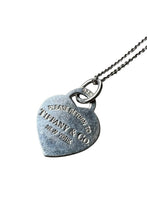 画像をギャラリービューアに読み込む, 925 SILVER RETURN TO TIFFANY PLATE NECKLACE / SILVER [SIZE: ONE SIZE USED]
