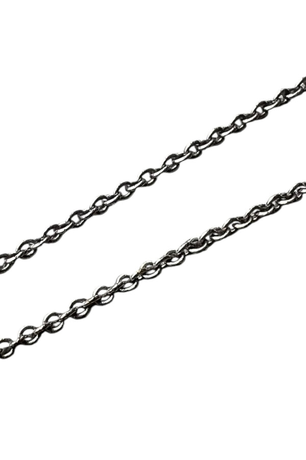 925 SILVER RETURN TO TIFFANY PLATE NECKLACE / SILVER [SIZE: ONE SIZE USED]