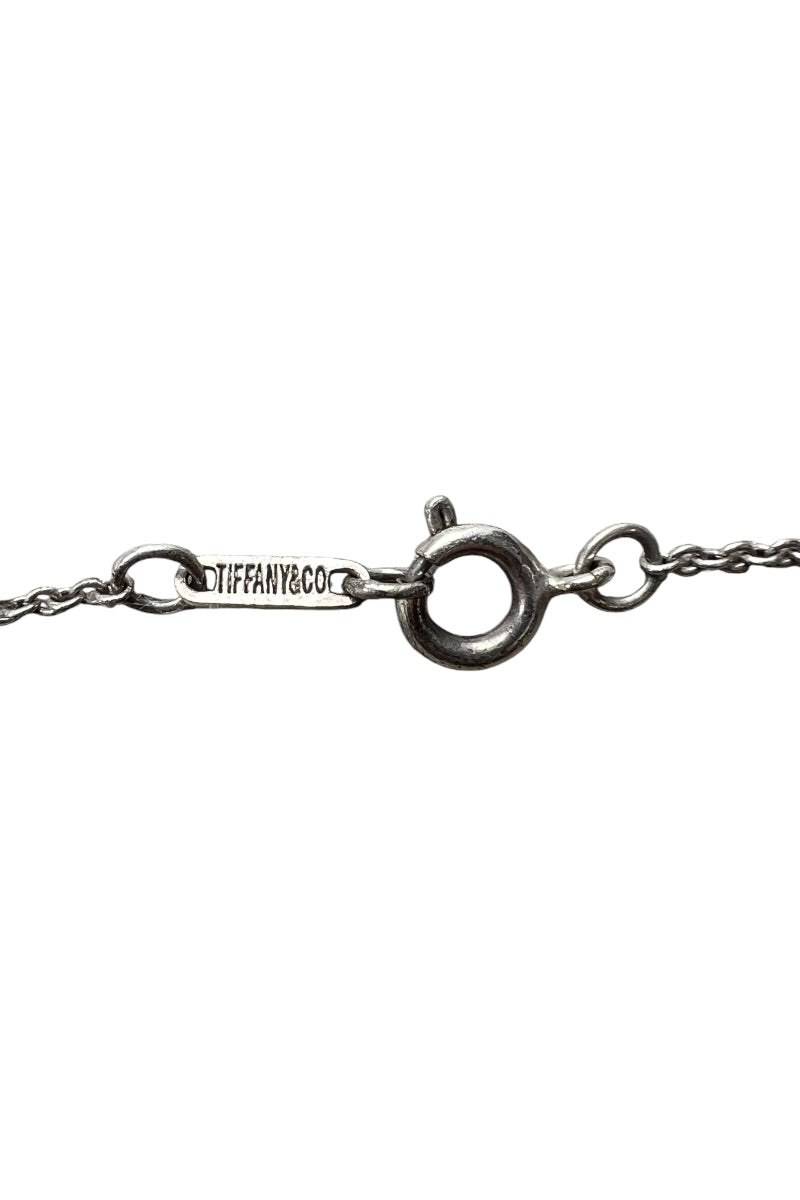 925 SILVER RETURN TO TIFFANY PLATE NECKLACE / SILVER [SIZE: ONE SIZE USED]