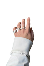 画像をギャラリービューアに読み込む, 925 SILVER ATLAS MESH RING / SILVER  [SIZE: 11号相当 USED]
