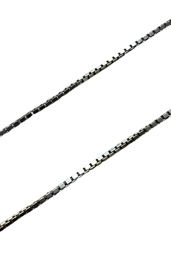 MADE IN ITALY 925 SILVER VENETIAN LINK NECKLACE / SILVER [SIZE: ONE SIZE USED]