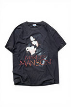 画像をギャラリービューアに読み込む, Y2K EARLY 00'S MARILYN MANSON BAND T-SHIRT / BLACK [SIZE: L USED]
