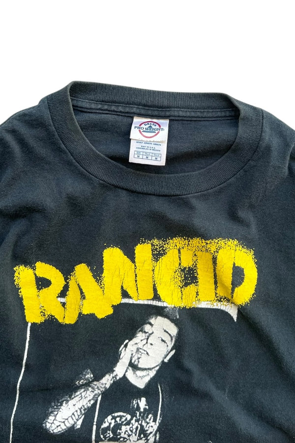 MADE IN MEXICO Y2K 05'S RANCID BAND T-SHIRT / BLACK [SIZE: M USED]