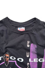 画像をギャラリービューアに読み込む, MADE IN USA 91'S MC HAMMER TOO LEGIT TO QUIT MUSIC T-SHIRT / BLACK [SIZE: L USED]
