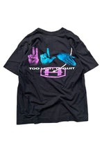 画像をギャラリービューアに読み込む, MADE IN USA 91'S MC HAMMER TOO LEGIT TO QUIT MUSIC T-SHIRT / BLACK [SIZE: L USED]
