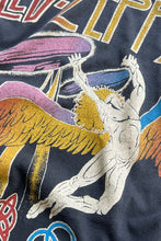 画像をギャラリービューアに読み込む, 80'S LED-ZEPPELIN BAND TEE SHIRT / BLACK [SIZE: M USED]

