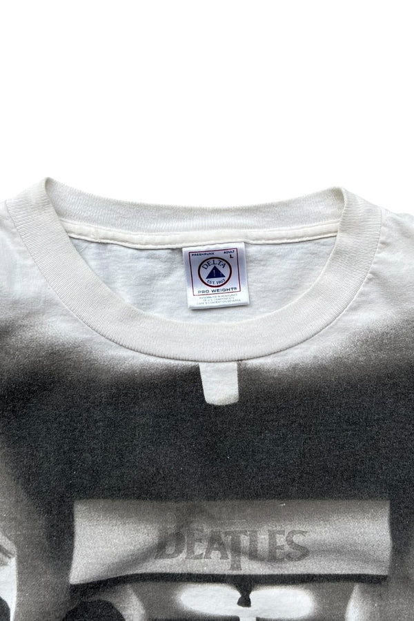 90'S THE BEATLES MARYLEBONE PHOTO BAND T-SHIRT / WHITE [SIZE: L USED]