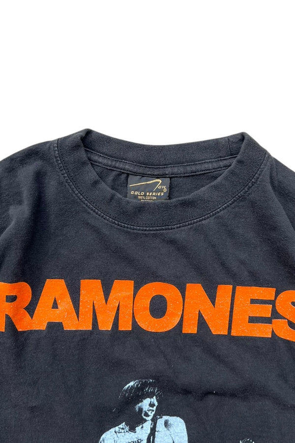 90s-00s Early Y2K RAMONES LOUD AND FAST BAND T-SHIRT / BLACK [SIZE: M USED]