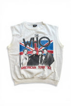 画像をギャラリービューアに読み込む, MADE IN USA 82'S THE WHO BAND NO SLEEVE SWEATSHIRT / WHITE [SIZE: L USED]
