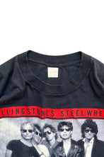 画像をギャラリービューアに読み込む, MADE IN USA 89'S THE ROLLING STONES BAND T-SHIRT / BLACK [SIZE: L USED]
