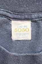画像をギャラリービューアに読み込む, MADE IN USA 89'S THE ROLLING STONES BAND T-SHIRT / BLACK [SIZE: L USED]
