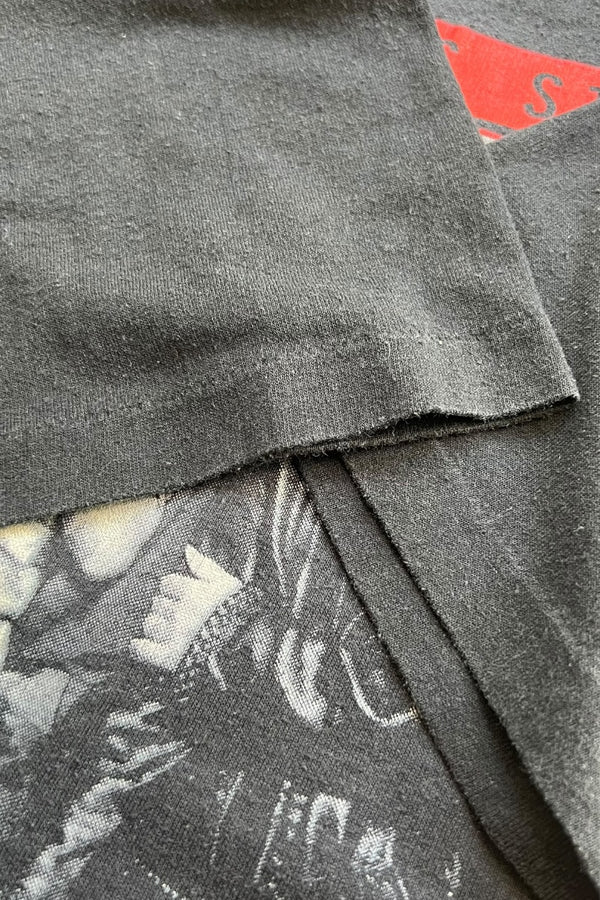 MADE IN USA 89'S THE ROLLING STONES BAND T-SHIRT / BLACK [SIZE: L USED]