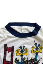 画像をギャラリービューアに読み込む, MADE IN USA 87'S PINK FLOYD WORLD TOUR RINGER BAND T-SHIRT / WHITE [SIZE: L USED]
