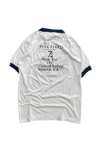 画像をギャラリービューアに読み込む, MADE IN USA 87'S PINK FLOYD WORLD TOUR RINGER BAND T-SHIRT / WHITE [SIZE: L USED]
