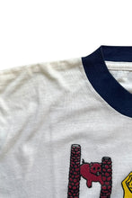 画像をギャラリービューアに読み込む, MADE IN USA 87'S PINK FLOYD WORLD TOUR RINGER BAND T-SHIRT / WHITE [SIZE: L USED]
