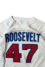 画像をギャラリービューアに読み込む, MADE IN USA 80'S V NECK FOOTBALL GAME SHIRT / WHITE [SIZE: S USED]
