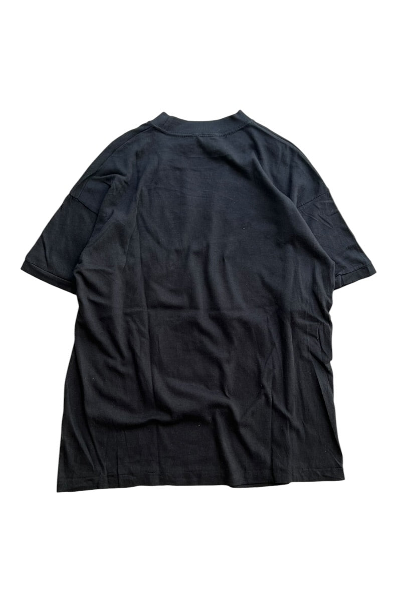 90'S UFO WILD WILLING AND INNOCENT PAKISTAN COTTON BAND T-SHIRT / BLACK [SIZE: M USED]
