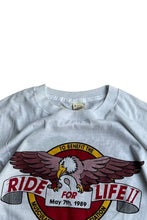 画像をギャラリービューアに読み込む, MADE IN USA 89'S HARLEY DAVIDSON T-SHIRT / WHITE [SIZE: L USED]
