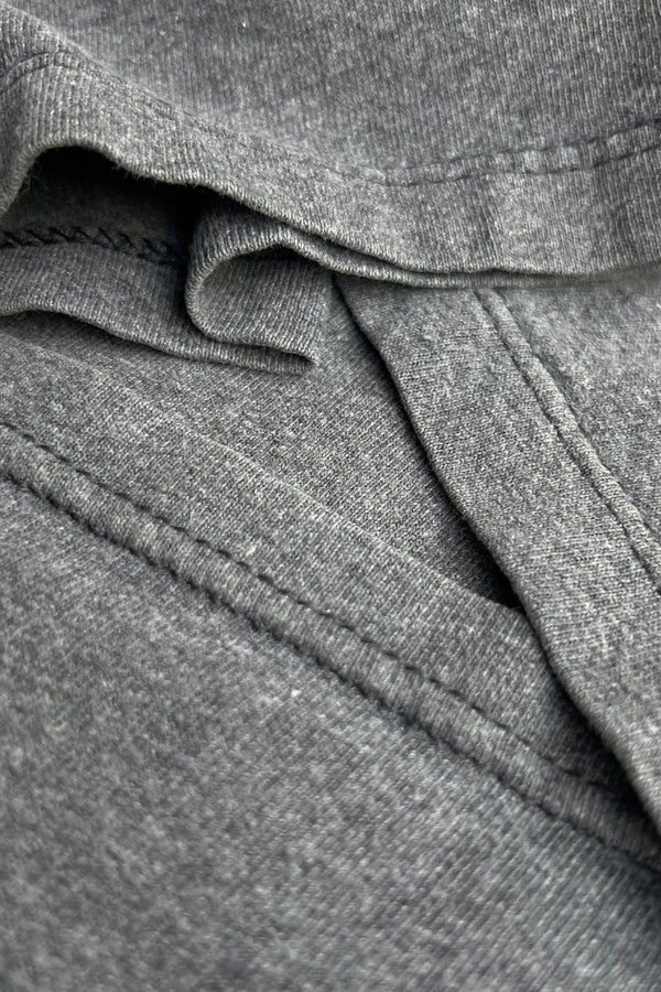MADE IN USA 90'S PRINT T-SHIRT / GRAY [SIZE: L USED]