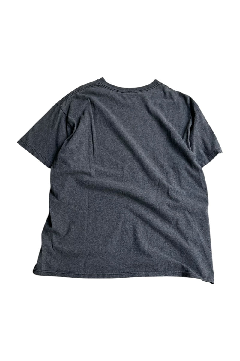 MADE IN USA 90'S PRINT T-SHIRT / GRAY [SIZE: L USED]