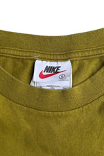 画像をギャラリービューアに読み込む, MADE IN USA 90'S LOGO T-SHIRT / OLIVE [SIZE: S USED]
