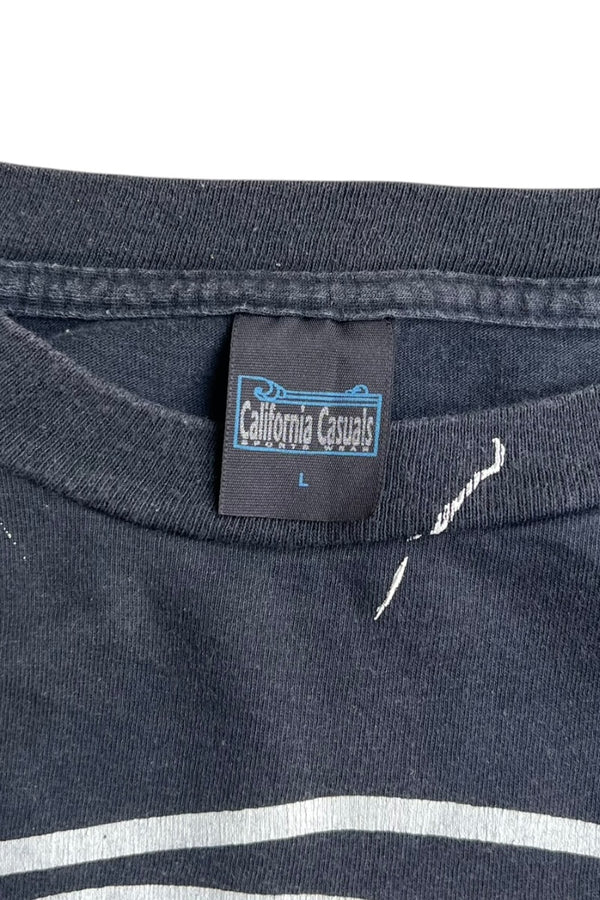 MADE IN USA 90'S FORD THUNDER ADVERTISING T-SHIRT / BLACK [SIZE: L USED]