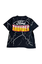 画像をギャラリービューアに読み込む, MADE IN USA 90'S FORD THUNDER ADVERTISING T-SHIRT / BLACK [SIZE: L USED]
