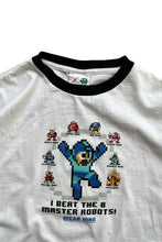 画像をギャラリービューアに読み込む, MADE IN USA 03'S MEGA MAN 8 MASTER ROBOTS GAME T-SHIRT / WHITE [SIZE: L USED]
