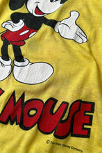 画像をギャラリービューアに読み込む, MADE IN USA 80'S MICKEY T-SHIRT / YELLOW [SIZE: S USED]
