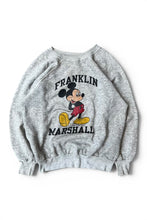 画像をギャラリービューアに読み込む, MADE IN USA 80'S FRANKLIN MARSHALL COLLAGE ＭICKEY SWEATSHIRT / GRAY [SIZE: L USED]
