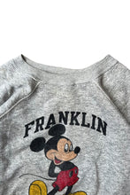 画像をギャラリービューアに読み込む, MADE IN USA 80'S FRANKLIN MARSHALL COLLAGE ＭICKEY SWEATSHIRT / GRAY [SIZE: L USED]
