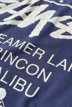 画像をギャラリービューアに読み込む, SURFMAN PRINT T-SHIRT / NAVY [SIZE: L USED]
