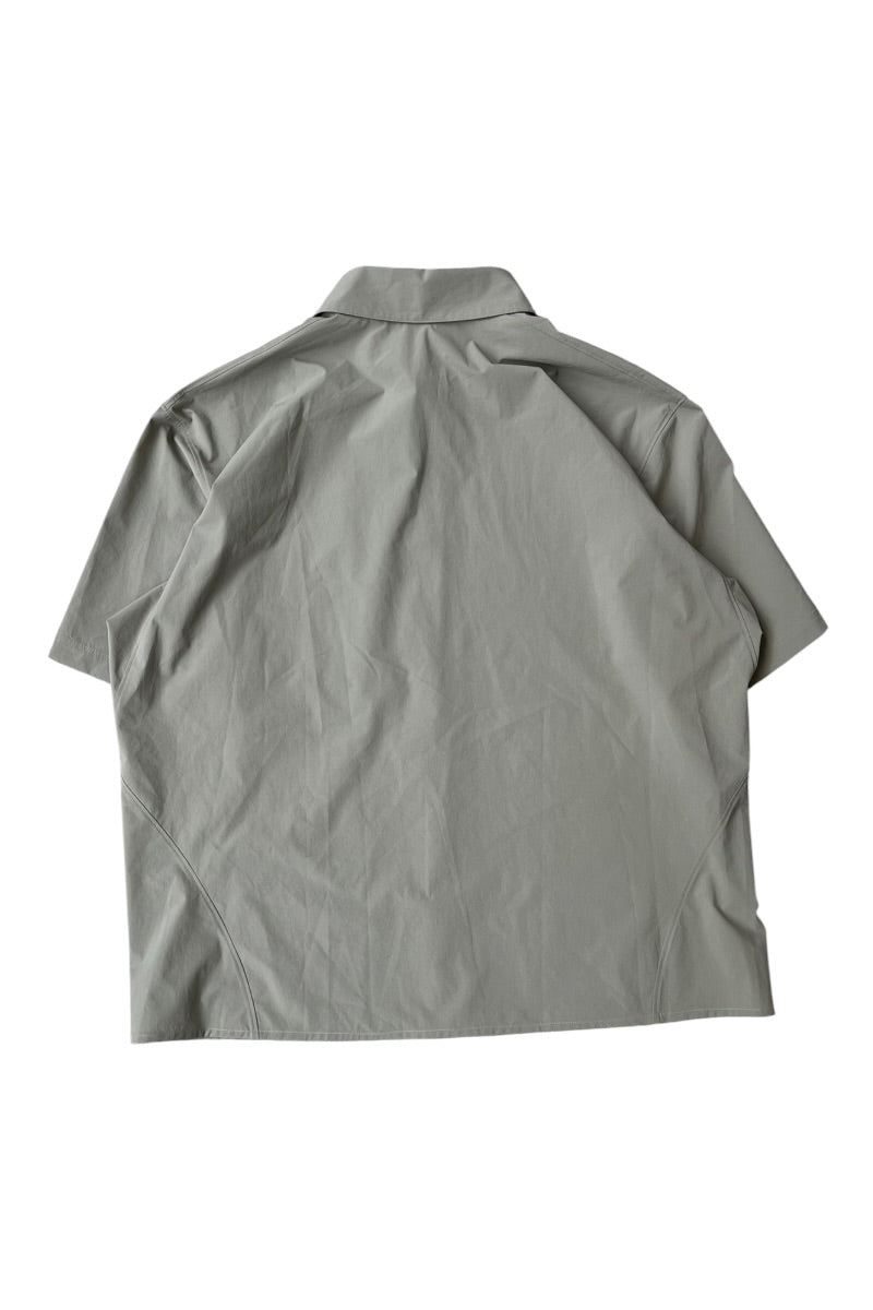 90's-Early 2000's S/S Nylon Shirt / Khaki [Size: XL Used]