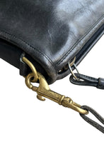画像をギャラリービューアに読み込む, MADE IN USA 80'S LEATHER SMALL SHOULDER BAG / BLACK [SIZE: ONE SIZE USED]
