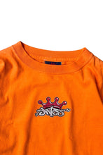 画像をギャラリービューアに読み込む, MADE IN USA 90'S LOGO T-SHIRT / ORANGE [SIZE: L USED]
