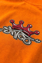 画像をギャラリービューアに読み込む, MADE IN USA 90'S LOGO T-SHIRT / ORANGE [SIZE: L USED]
